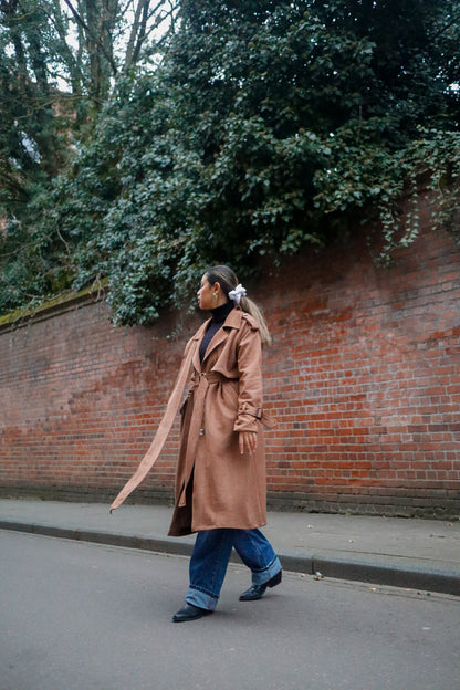 The Rayah Brown Trench Coat