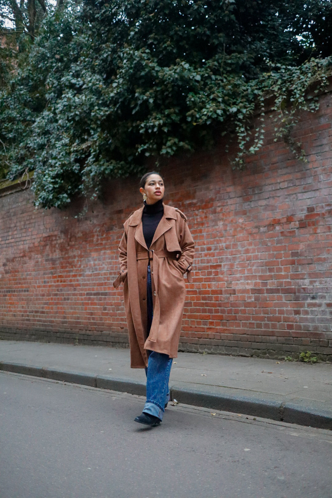 The Rayah Brown Trench Coat