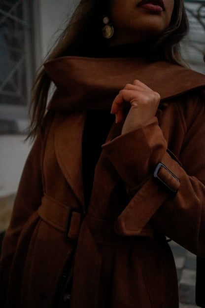 The Rayah Brown Trench Coat