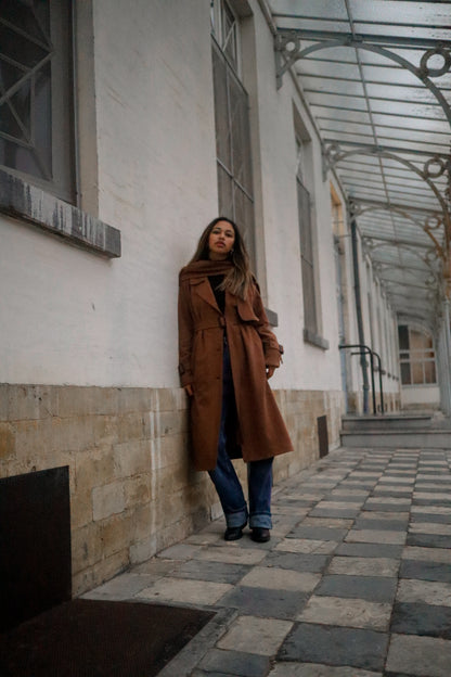 The Rayah Brown Trench Coat